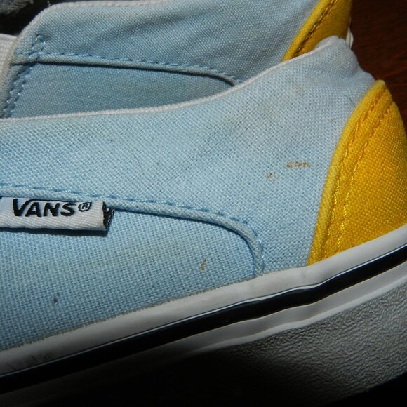 Women's Asher Color Block Slip In VANS Sneakers Size 7 - Picture 11 of 16